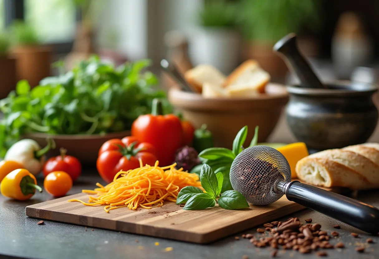 Essential tools for mastering Vietnamese-French cooking fusion.