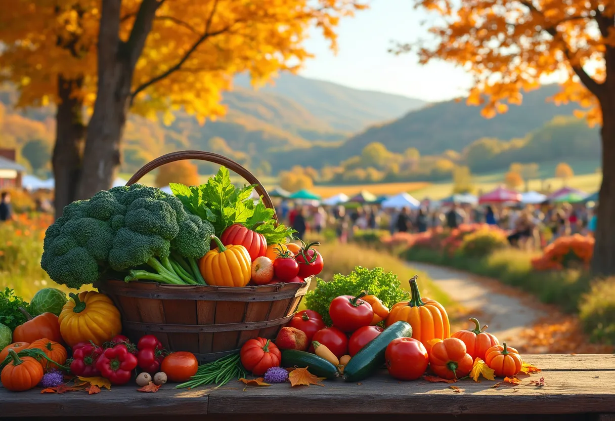 A celebration of Iowa's farm-to-table movement in a picturesque autumn setting.