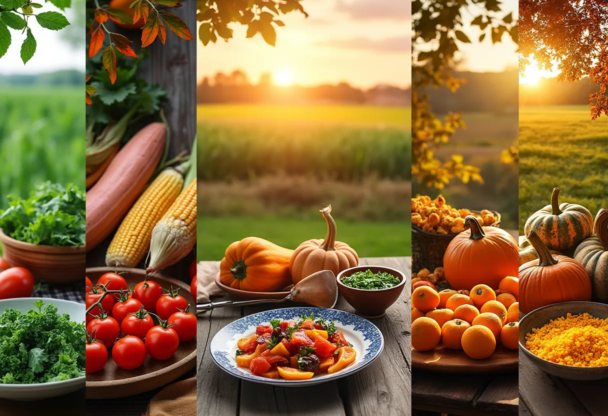 A visual celebration of Iowa's seasonal harvest and the farm-to-table lifestyle.