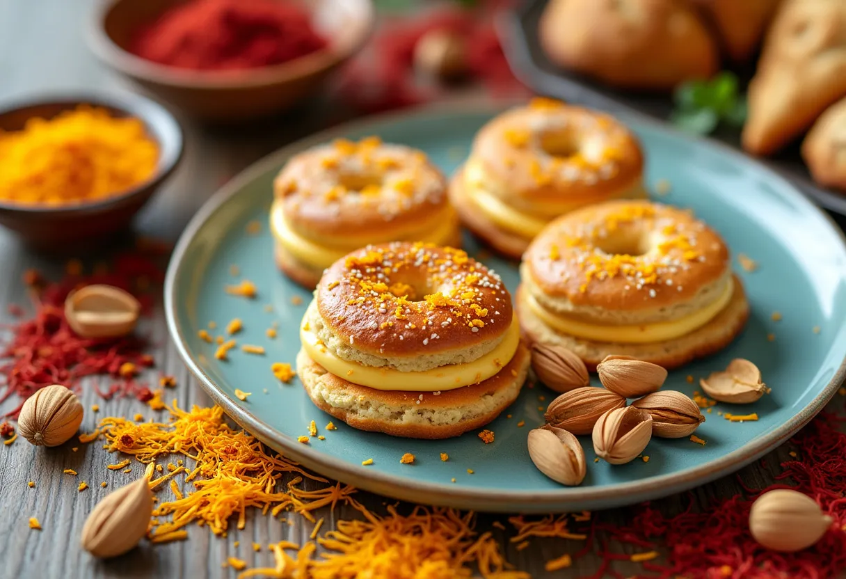 A fusion of traditional Indian flavors and modern pastry art.